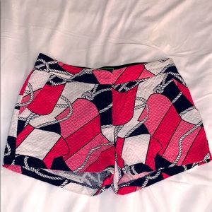 Nautical Pink and Navy Shorts